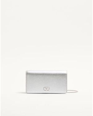 Valentino Garavani Vlogo Signature Mini Shoulder Bag - White