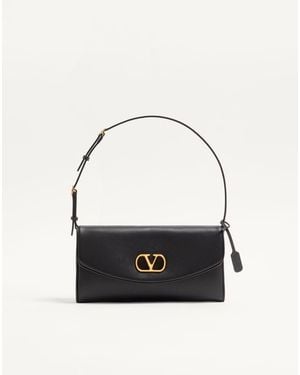 Valentino Garavani Devain Small Nappa Shoulder Bag - White
