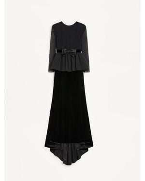 Valentino Long Dress - Black
