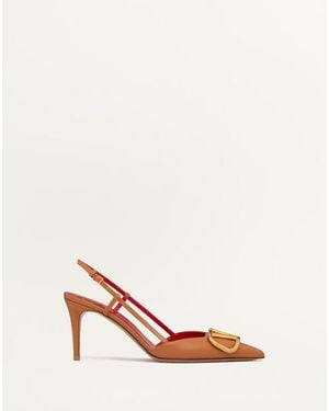 Valentino Garavani Décolleté Slingback Vlogo Signature - Rosa
