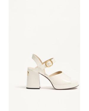Valentino Garavani Fawcette Platform Sandal - Natural