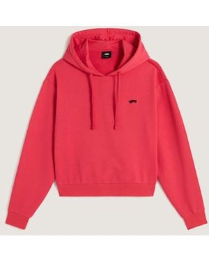 Vans W Salton Rlx Ft Pullover Hoodie - Red