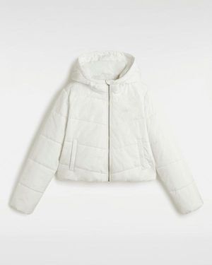 Vans Mte Foundry Crop Puff Hood - White