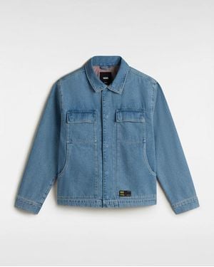 Vans Veste Mcavoy Denim Station, Homme, Taille - Bleu