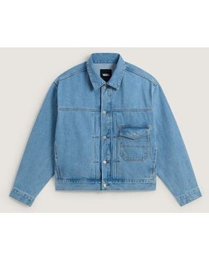Vans Check-5 Denim Trucker Jacket - Blue