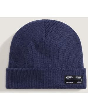 Vans Leiva Beanie Mit Umschlag, Herren, Größe - Blau