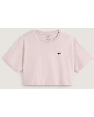 Vans Salton Relax Crop T-Shirt, Damen, Größe - Pink