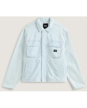 Vans Umber Denim Stripe Jacket - Blue