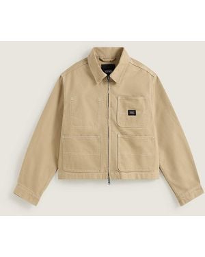 Vans Emily Boxy Work Wear Jack, Vrouw, Grootte - Naturel