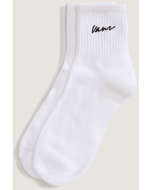 Vans Classic Script Half Crew Socken (1 Paar) Herren, Größe: L (42.5-47​ - Weiß