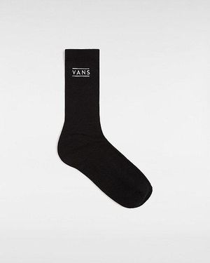 Vans Half Box Crew Socks (1 Pair) () - Black