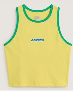 Vans Retro Speed Tank T-Shirt - Yellow