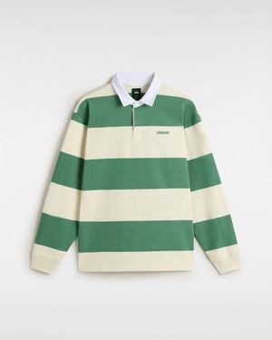 Vans Ward Stripe Rugby Knit Polo, Herren, Größe - Grün