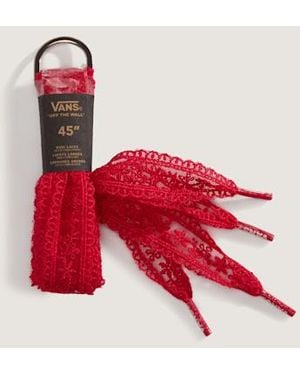 Vans Schoenveters Van Kant, Grootte: L - Rood