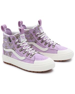 Vans Vintage Floral Sk8-hi Dr Mte-2 Shoes - Purple