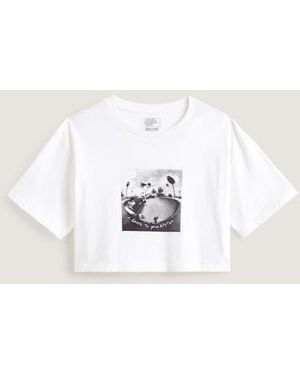 Vans Rhythm Relaxed Crop T-Shirt, Damen, Größe - Weiß