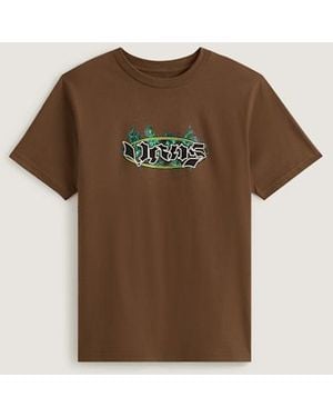 Vans Kids Night Spark T-Shirt (8-14 Years) - Brown