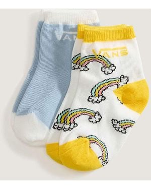 Vans Chaussettes Ticker Crew Enfant (2 Paires) Taille - Blanc