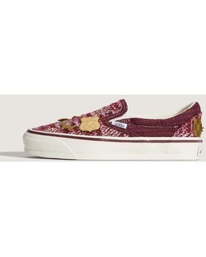 Vans Premium Classic Slip-On Schuhe, Herren, Größe - Braun