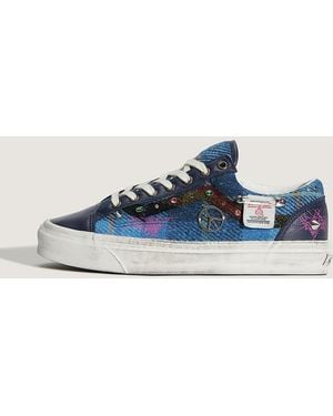 Vans Scarpe Premium Old Skool 36 Harris Tweed, Uomo, Taglia - Blu