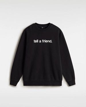 Vans Tell A Friend Fit Loose Crew - Black
