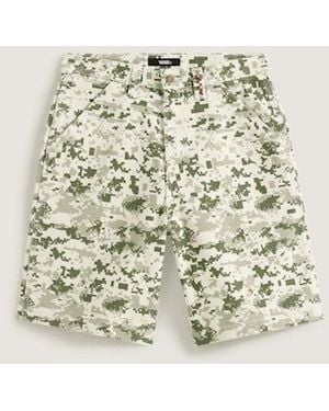 Vans Premium Check-5 Baggy Canvas Shorts - Natural