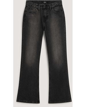 Vans Check-5 Low Rise Boot Cut Denim Trousers - Black