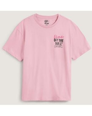 Vans Lady Wall T-Shirt, Damen, Größe - Pink