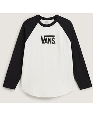 Vans Core Raglan Langarm-T-Shirt, Herren, Größe - Schwarz