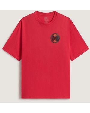 Vans Blotched Circle Ss Tee Racing - Red