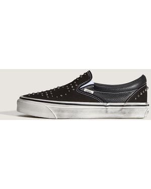 Vans Premium Classic Slip-On Shoes - Black