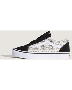 Vans Youth Old Skool Shoes (8-14 Years) - White