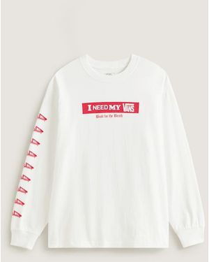 Vans I Need My Long Sleeve T-Shirt - White