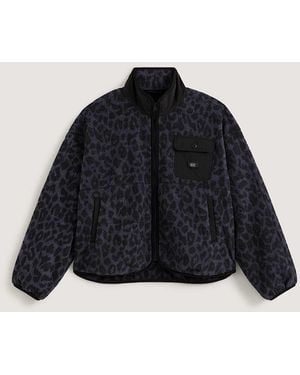Vans Printed High Pile Jacket - Blue