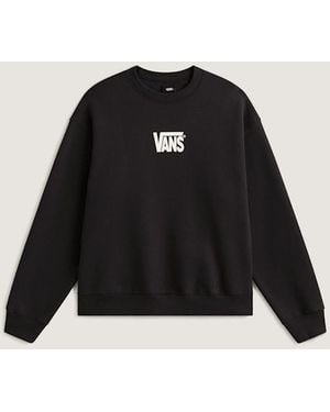 Vans Stretch Logo Crew Sweatshirt - Black