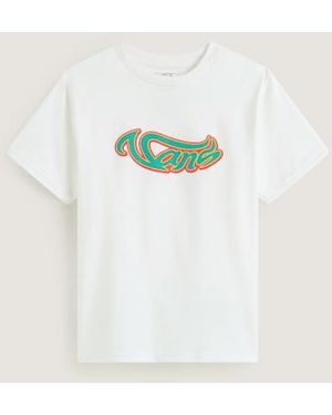 Vans Kids Wavy Script T-Shirt (8-14 Years) - White