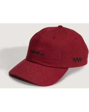 Vans Check Side Snapback Hat - Red