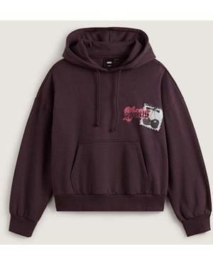 Vans Cherryrise Retro Hoodie, Damen, Größe - Lila