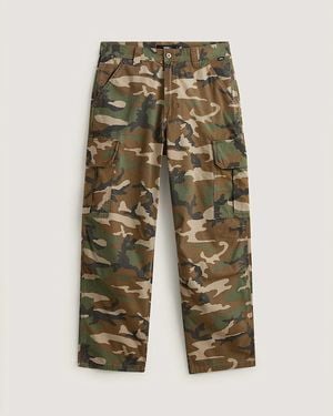 Vans Para Baggy Aop Cargo Pant Aluminum Camo - Green