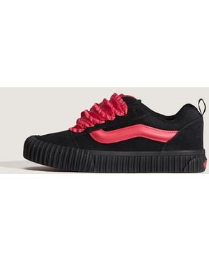Vans Knu Skool Creeper Shoe - Red