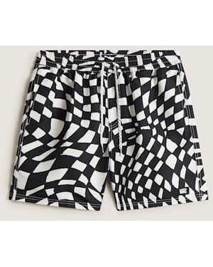 Vans Costume Da Bagno Stampato Primary Ii Elastic, Uomo, Taglia - Nero