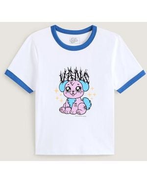 Vans Puppy Ringer T-Shirt - Blue