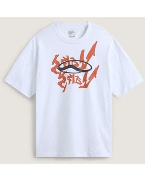Vans Mirror V Loose T-Shirt, Herren, Größe - Weiß