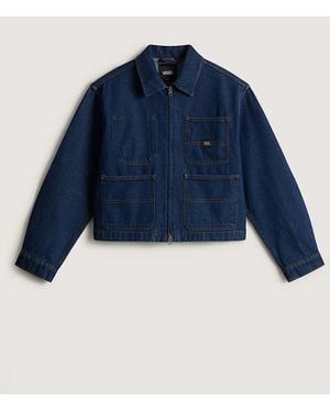 Vans Emily Boxy Work Wear Jacke, Damen, Größe - Blau