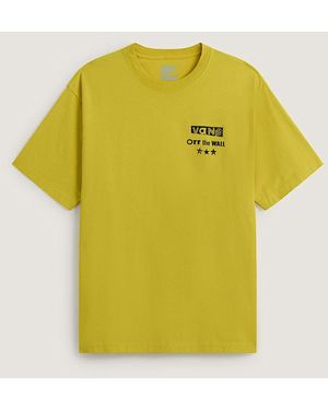 Vans Distorted Reality Ss Tee Dusty - Yellow