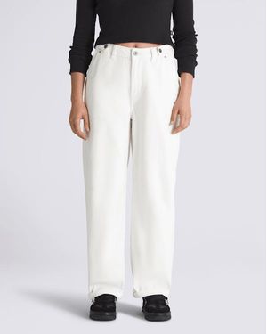 Vans Pantalones Curbside, Mujer, Talla - Blanco