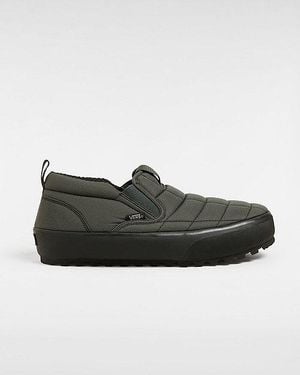 Vans Mte Snow Lodge Slipper Mid X Blake Paul Shoes (Forest/ - Black