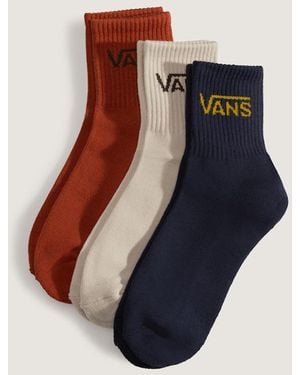 Vans Classic Half Crew Socks (3 Pairs) - Blue