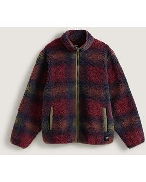Vans Heights Fleece Full Zip Fleece - Red