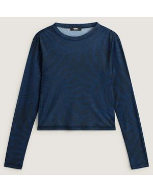 Vans Ludlow Langarmshirt Aus Netzstoff, Damen, Größe - Weiß